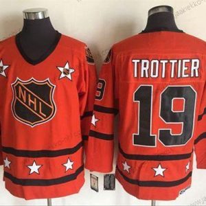 Miesten 1972-81 NHL All-Star #19 Bryan Trottier Oranssi CCM Ommeltu Vintage Jääkiekko Paita