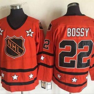 Miesten 1972-81 NHL All-Star #22 Mike Bossy Oranssi CCM Ommeltu Vintage Jääkiekko Paita