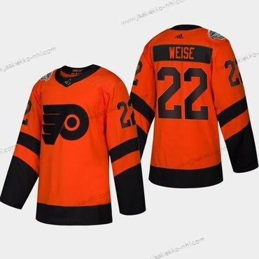 Miesten #22 Dale Weise Philadelphia Flyers Coors 2019 Stadium Series Oranssi Aito Paita