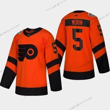 Miesten #5 Samuel Morin Philadelphia Flyers Coors 2019 Stadium Series Oranssi Aito Paita