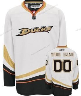 Miesten Anaheim Ducks Mukautettu Valkoinen Paita