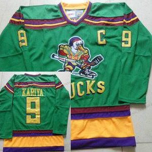 Miesten Anaheim Mighty Ducks #9 Paul Kariya 1991-92 Vihreä CCM Vintage Paita