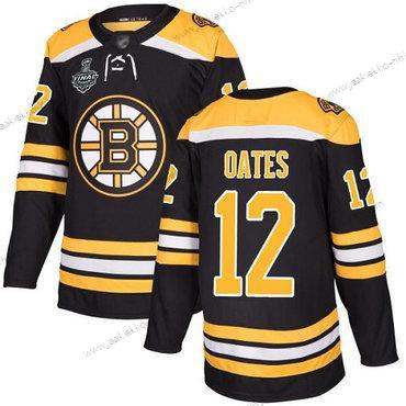 Miesten Boston Bruins #12 Adam Oates Musta Kotiottelupaita Aito 2019 Stanley Cup Final Bound Ommeltu Jääkiekko Paita