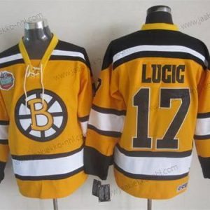 Miesten Boston Bruins #17 Milan Lucic 2009-10 Keltainen CCM Vintage Paita