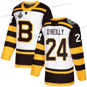 Miesten Boston Bruins #24 Terry O’Reilly Valkoinen Aito 2019 Talvi Klassinen 2019 Stanley Cup Final Bound Ommeltu Jääkiekko Paita