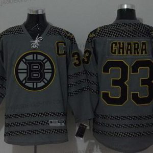 Miesten Boston Bruins #33 Zdeno Chara Charcoal Harmaa Paita