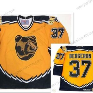 Miesten Boston Bruins #37 Patrice Bergeron Keltainen 2019 CCM NHL Paita