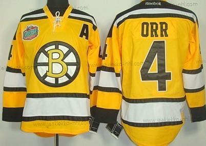 Miesten Boston Bruins #4 Bobby Orr Keltainen Paita