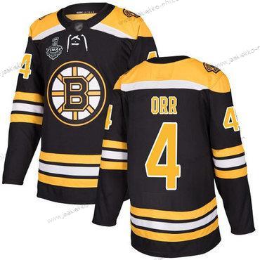 Miesten Boston Bruins #4 Bobby Orr Musta Kotiottelupaita Aito 2019 Stanley Cup Final Bound Ommeltu Jääkiekko Paita