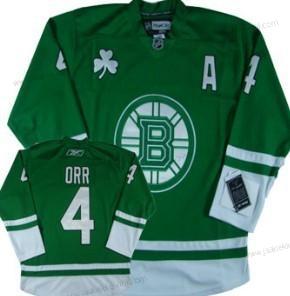 Miesten Boston Bruins #4 Bobby Orr St. Patrick’S Day Vihreä Paita