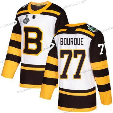 Miesten Boston Bruins #77 Ray Bourque Valkoinen Aito 2019 Talvi Klassinen 2019 Stanley Cup Final Bound Ommeltu Jääkiekko Paita