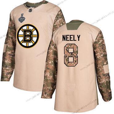 Miesten Boston Bruins #8 Cam Neely Maastokuvio Aito 2017 Veterans Day 2019 Stanley Cup Final Bound Ommeltu Jääkiekko Paita