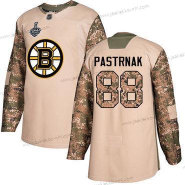 Miesten Boston Bruins #88 David Pastrnak Maastokuvio Aito 2017 Veterans Day 2019 Stanley Cup Final Bound Ommeltu Jääkiekko Paita