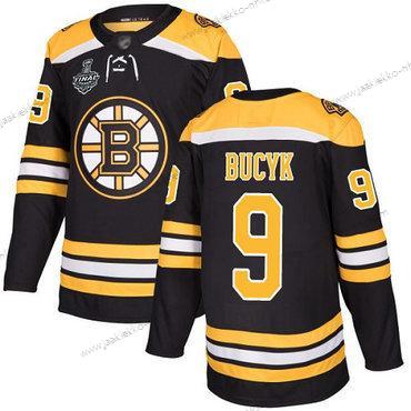 Miesten Boston Bruins #9 Johnny Bucyk Musta Kotiottelupaita Aito 2019 Stanley Cup Final Bound Ommeltu Jääkiekko Paita