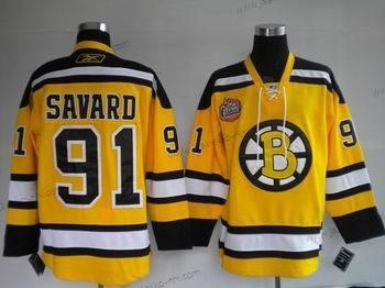 Miesten Boston Bruins #91 Marc Savard Keltainen Paita