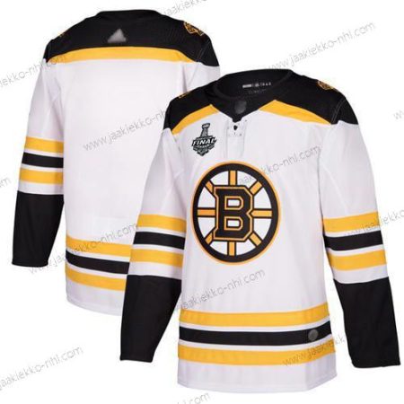 Miesten Boston Bruins Tyhjä Valkoinen Road Aito 2019 Stanley Cup Final Bound Ommeltu Jääkiekko Paita