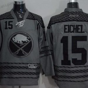 Miesten Buffalo Sabres #15 Jack Eichel Charcoal Harmaa NHL Reebok Paita