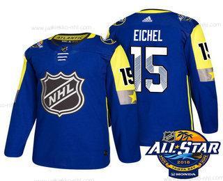 Miesten Buffalo Sabres #15 Jack Eichel Sininen 2018 NHL All-Star Ommeltu Jääkiekko Paita