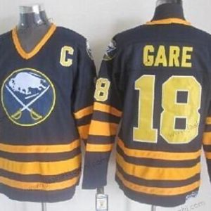 Miesten Buffalo Sabres #18 Danny Gare Laivastonsininen Sininen Retro CCM Paita