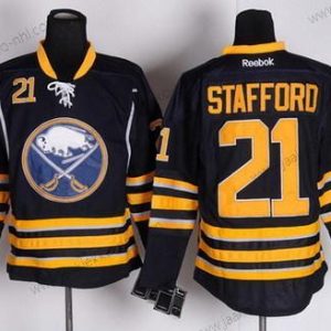 Miesten Buffalo Sabres #21 Drew Stafford Laivastonsininen Sininen Paita