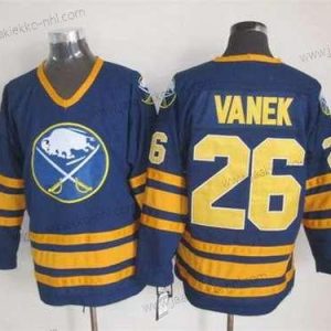 Miesten Buffalo Sabres #26 Thomas Vanek 1983-84 Laivastonsininen Sininen CCM Vintage Paita