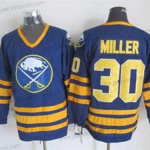 Miesten Buffalo Sabres #30 Ryan Miller 1983-84 Laivastonsininen Sininen CCM Vintage Paita