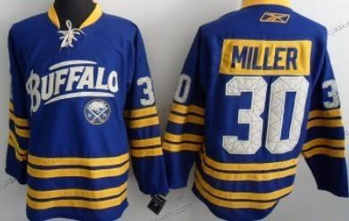 Miesten Buffalo Sabres #30 Ryan Miller Sininen Vieraspaita Paita