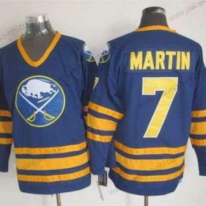 Miesten Buffalo Sabres #7 Rick Martin 1983-84 Laivastonsininen Sininen CCM Vintage Paita