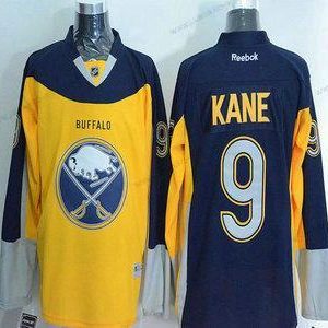 Miesten Buffalo Sabres #9 Evander Kane Reebok Kulta Vaihtopaita Premier Paita