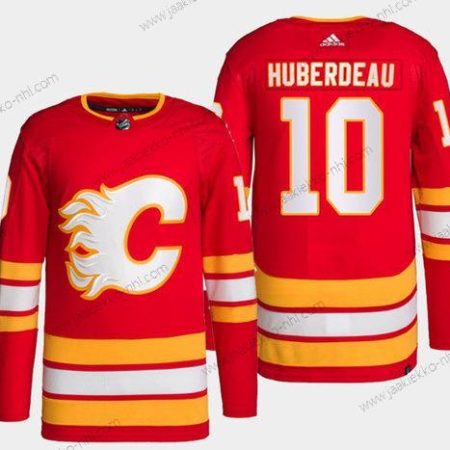 Miesten Calgary Flames #10 Jonathan Huberdeau Punainen Ommeltu Paita