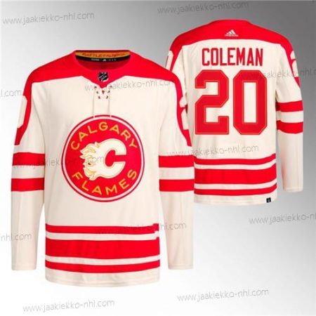 Miesten Calgary Flames #20 Blake Coleman 2023 Kerma Klassinen Primegreen Ommeltu Paita