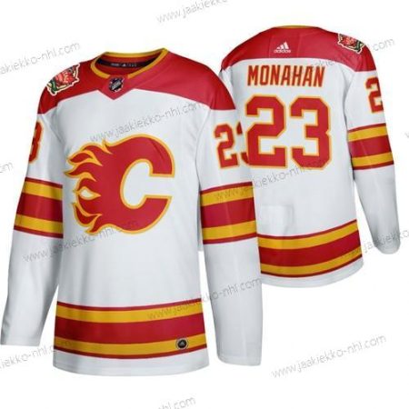 Miesten Calgary Flames #23 Sean Monahan 2019 Heritage Klassinen Aito Valkoinen Paita