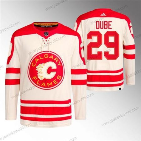 Miesten Calgary Flames #29 Dillon Dube 2023 Kerma Klassinen Primegreen Ommeltu Paita