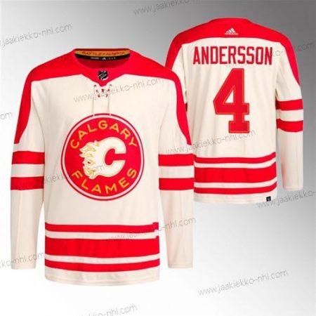 Miesten Calgary Flames #4 Rasmus Andersson 2023 Kerma Klassinen Primegreen Ommeltu Paita