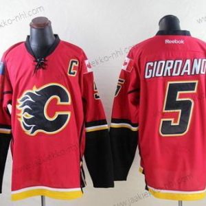 Miesten Calgary Flames #5 Mark Giordano Punainen Paita