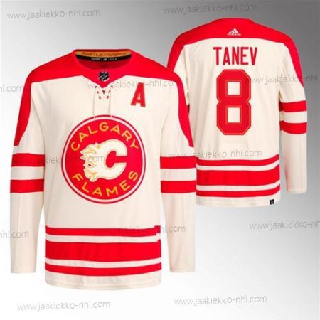 Miesten Calgary Flames #8 Chris Tanev 2023 Kerma Klassinen Primegreen Ommeltu Paita