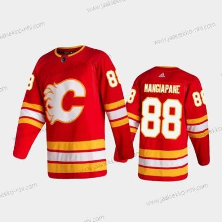 Miesten Calgary Flames #88 Andrew Mangiapane Kotiottelupaita Punainen 2020-21 Aito Paita