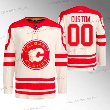 Miesten Calgary Flames Mukautettu 2023 Kerma Klassinen Primegreen Ommeltu Paita