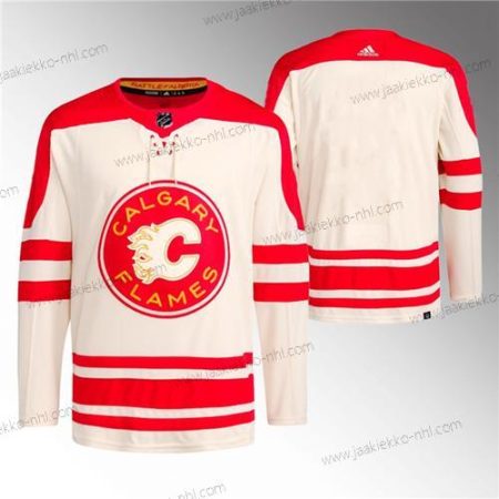 Miesten Calgary Flames Tyhjä 2023 Kerma Klassinen Primegreen Ommeltu Paita