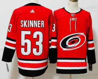 Miesten Carolina Hurricanes #53 Jeff Skinner Punainen 2017-2018 Jääkiekko Ommeltu NHL Paita