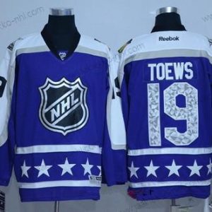 Miesten Central Division Chicago Blackhawks #19 Jonathan Toews Reebok Violetti 2017 NHL All-Star Ommeltu Jääkiekko Paita