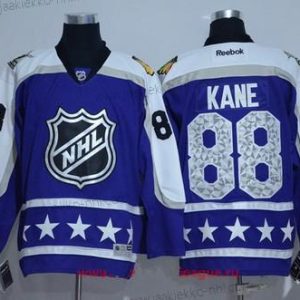 Miesten Central Division Chicago Blackhawks #88 Patrick Kane Reebok Violetti 2017 NHL All-Star Ommeltu Jääkiekko Paita