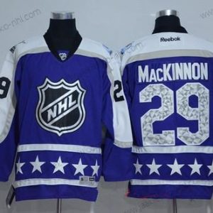 Miesten Central Division Colorado Avalanche #29 Nathan Mackinnon Reebok Violetti 2017 NHL All-Star Ommeltu Jääkiekko Paita