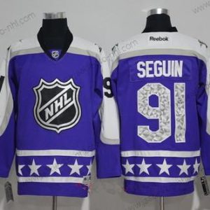 Miesten Central Division Dallas Stars #91 Tyler Seguin Reebok Violetti 2017 NHL All-Star Ommeltu Jääkiekko Paita