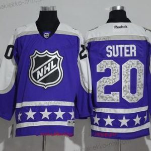 Miesten Central Division Minnesota Wild #20 Ryan Suter Reebok Violetti 2017 NHL All-Star Ommeltu Jääkiekko Paita