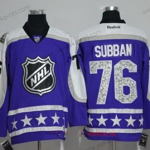 Miesten Central Division Nashville Predators #76 P.K Subban Reebok Violetti 2017 NHL All-Star Ommeltu Jääkiekko Paita