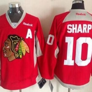 Miesten Chicago Blackhawks #10 Patrick Sharp 2014 Training Punainen Paita