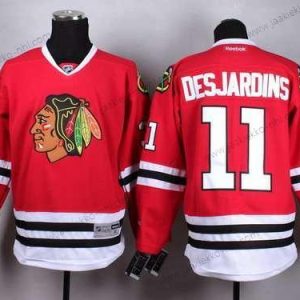 Miesten Chicago Blackhawks #11 Andrew Desjardins Punainen Paita