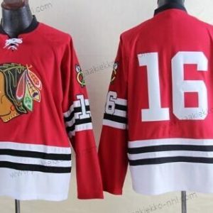 Miesten Chicago Blackhawks #16 Bobby Hull 1960-61 Punainen Retro CCM Paita