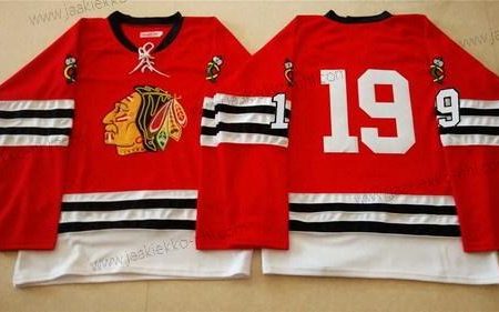 Miesten Chicago Blackhawks #19 Jonathan Toews 1960-61 Punainen Vintage Paita